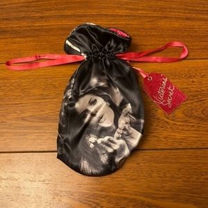 Victoria's Secret Drawstring Pouch Bag w/ Super Model Image